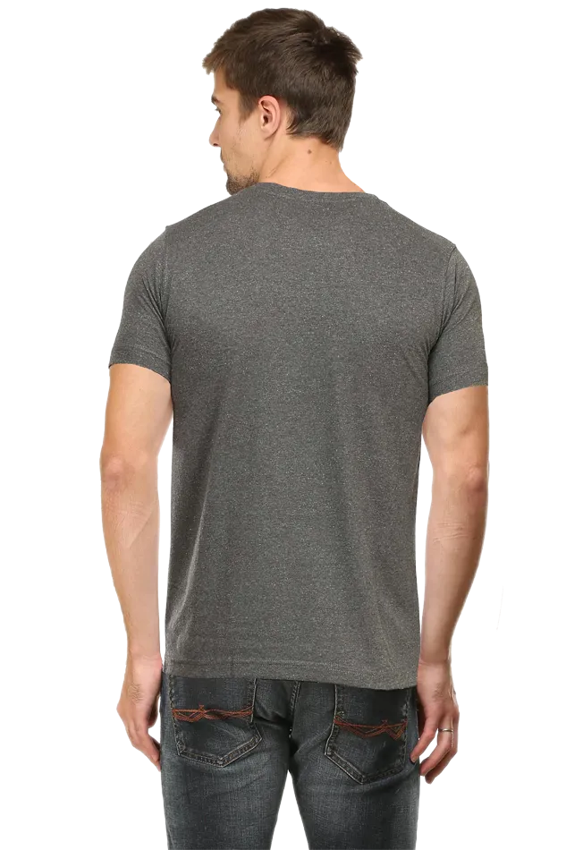 A Male Round Neck Half Sleeve Classic T-Shirt Gym Inspire