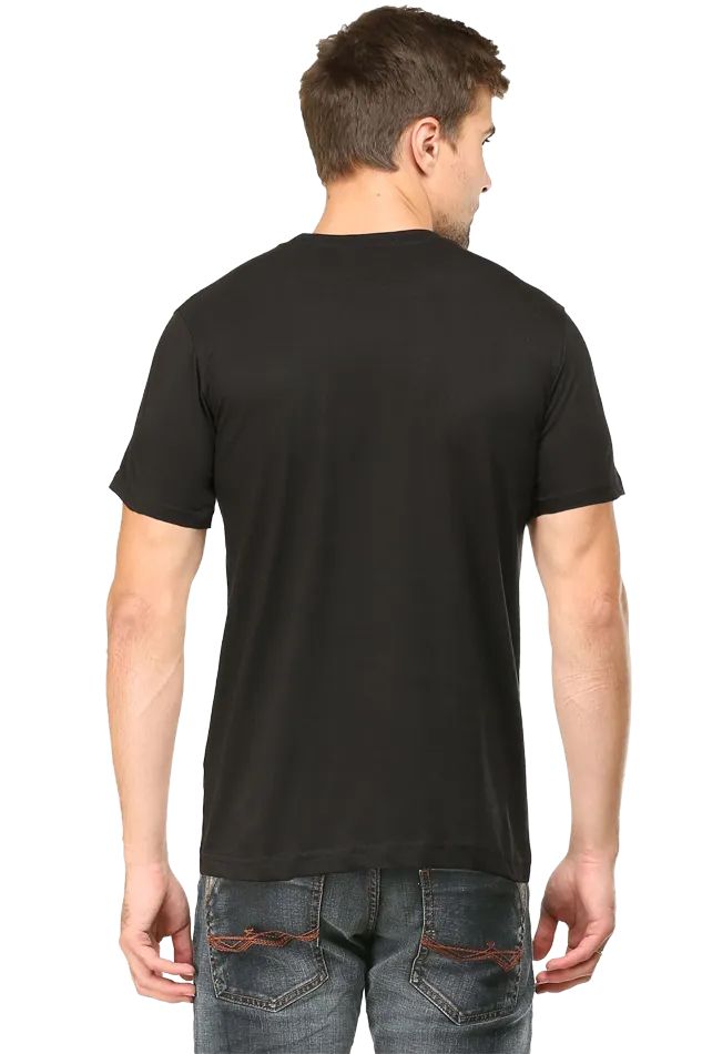 A Male Round Neck Half Sleeve Classic T-Shirt Gym Inspire