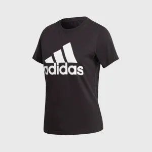Adidas Womens Badge Of Sport T-shirt Black/White _ 167577 _ Black