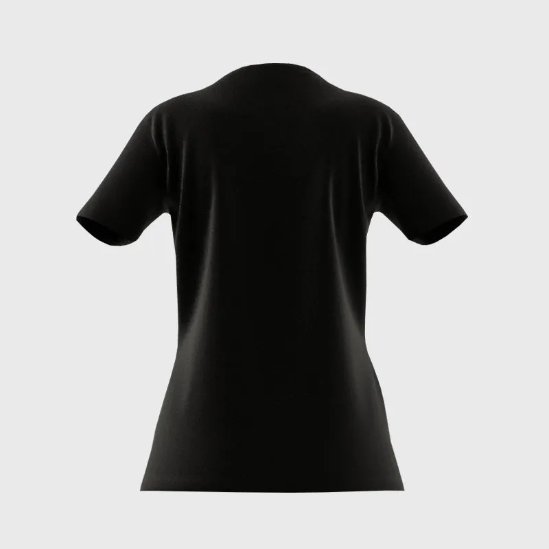 Adidas Womens Badge Of Sport T-shirt Black/White _ 167577 _ Black