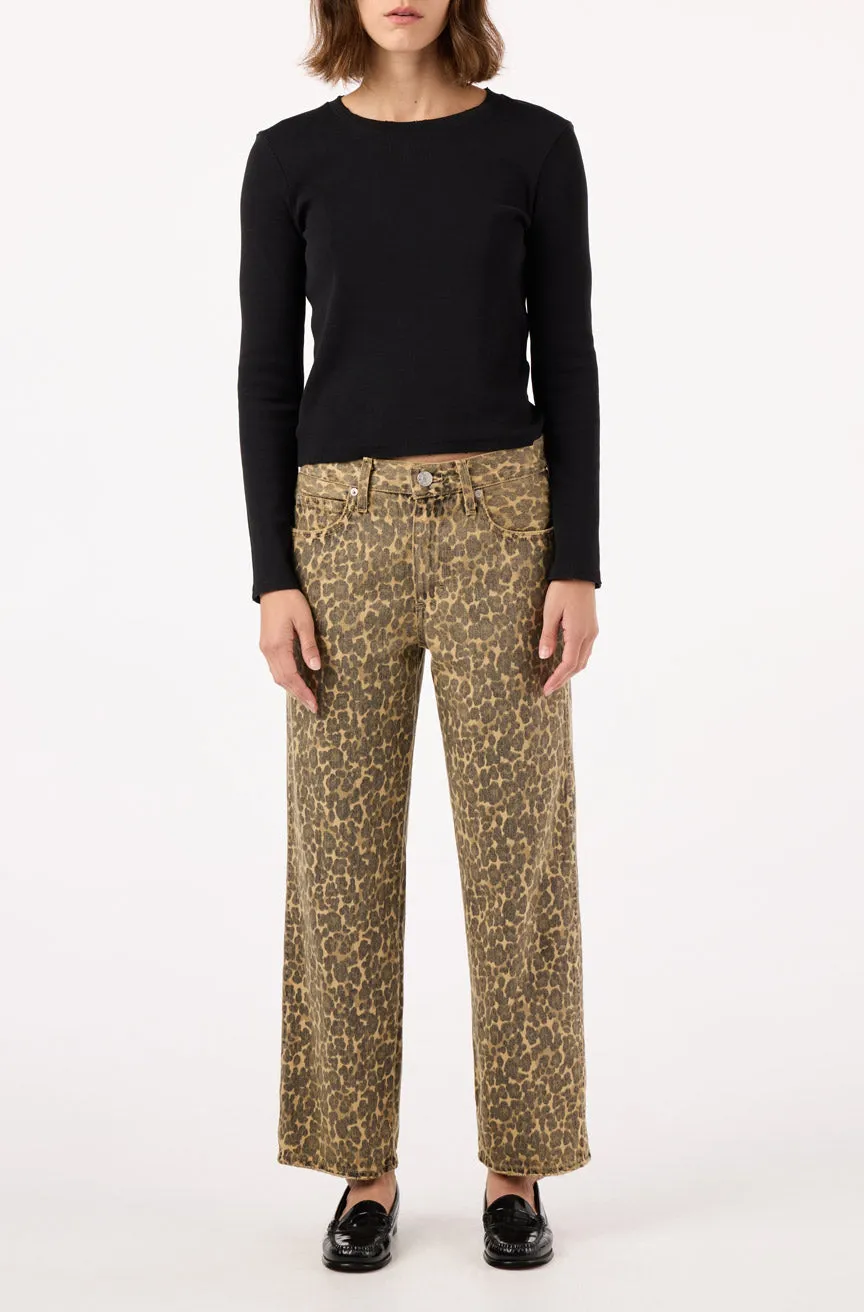 AMO Denim Billie Jeans - Leopard