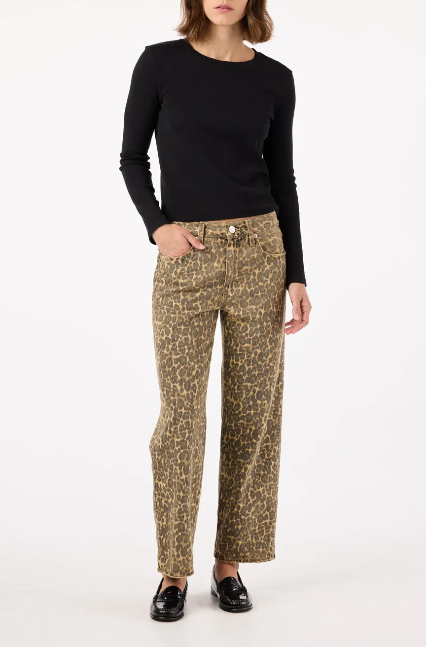 AMO Denim Billie Jeans - Leopard