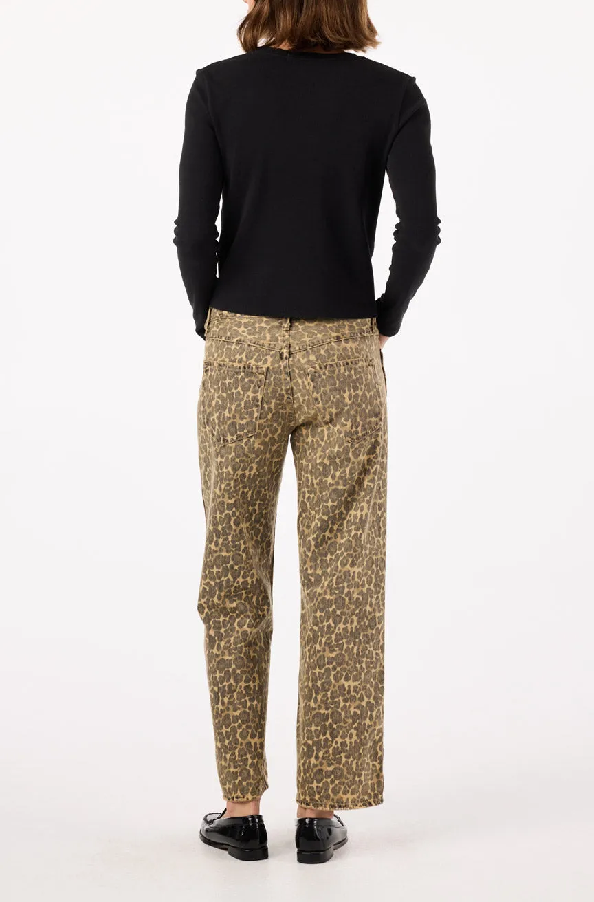 AMO Denim Billie Jeans - Leopard