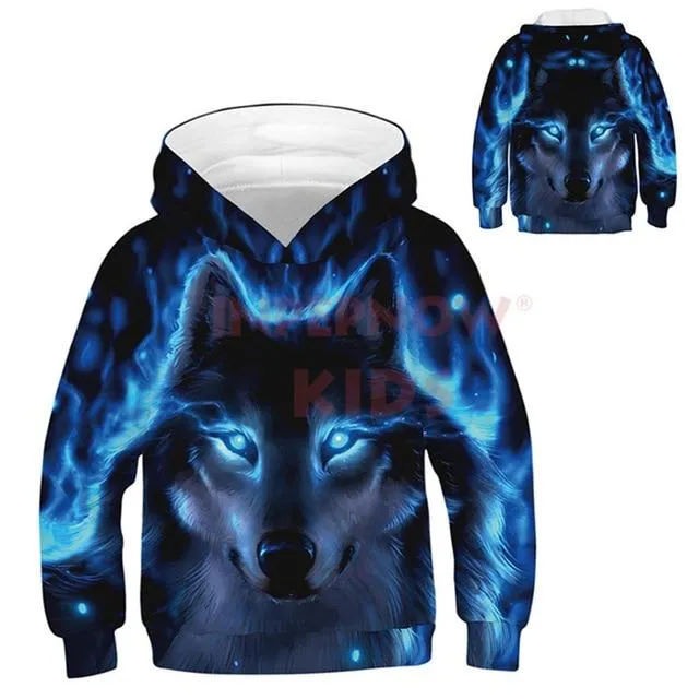 Animal 3D Printed Hoodies