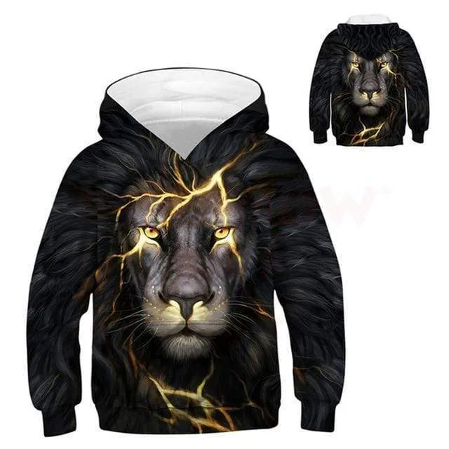 Animal 3D Printed Hoodies