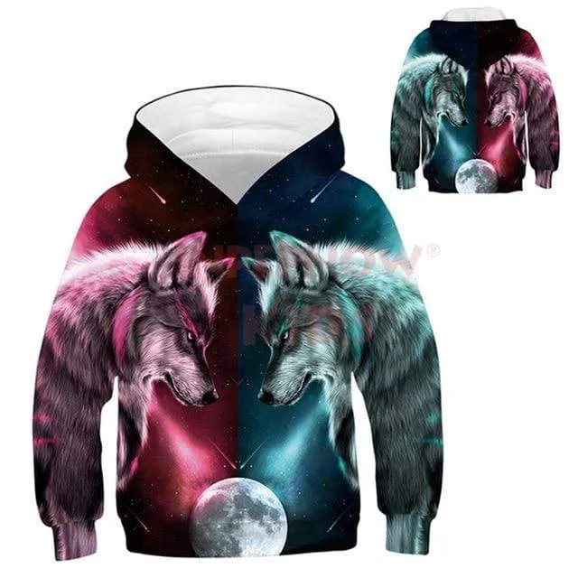 Animal 3D Printed Hoodies