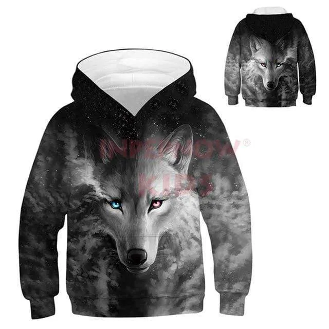 Animal 3D Printed Hoodies