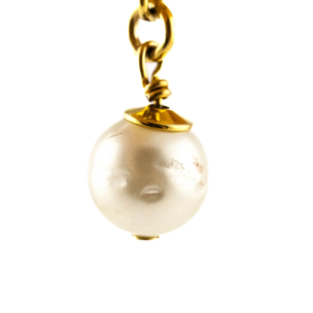 Chanel Pearl Vintage Cuff Links
