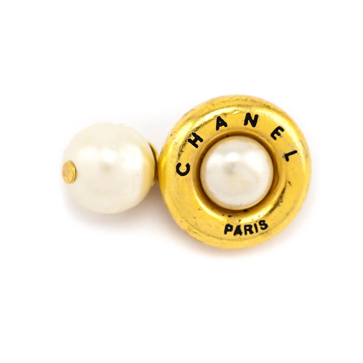 Chanel Pearl Vintage Cuff Links