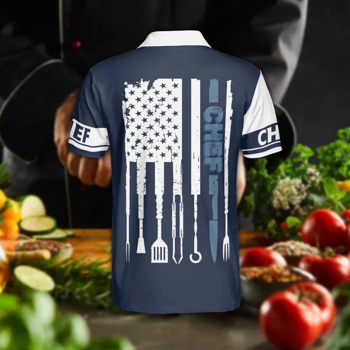 CHEF - 3D SKULL CHEF COOKING Shirt