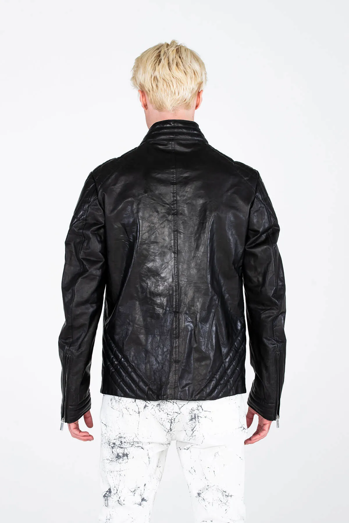 CLASSIC PADDED LEATHER ARCHIVE JACKET