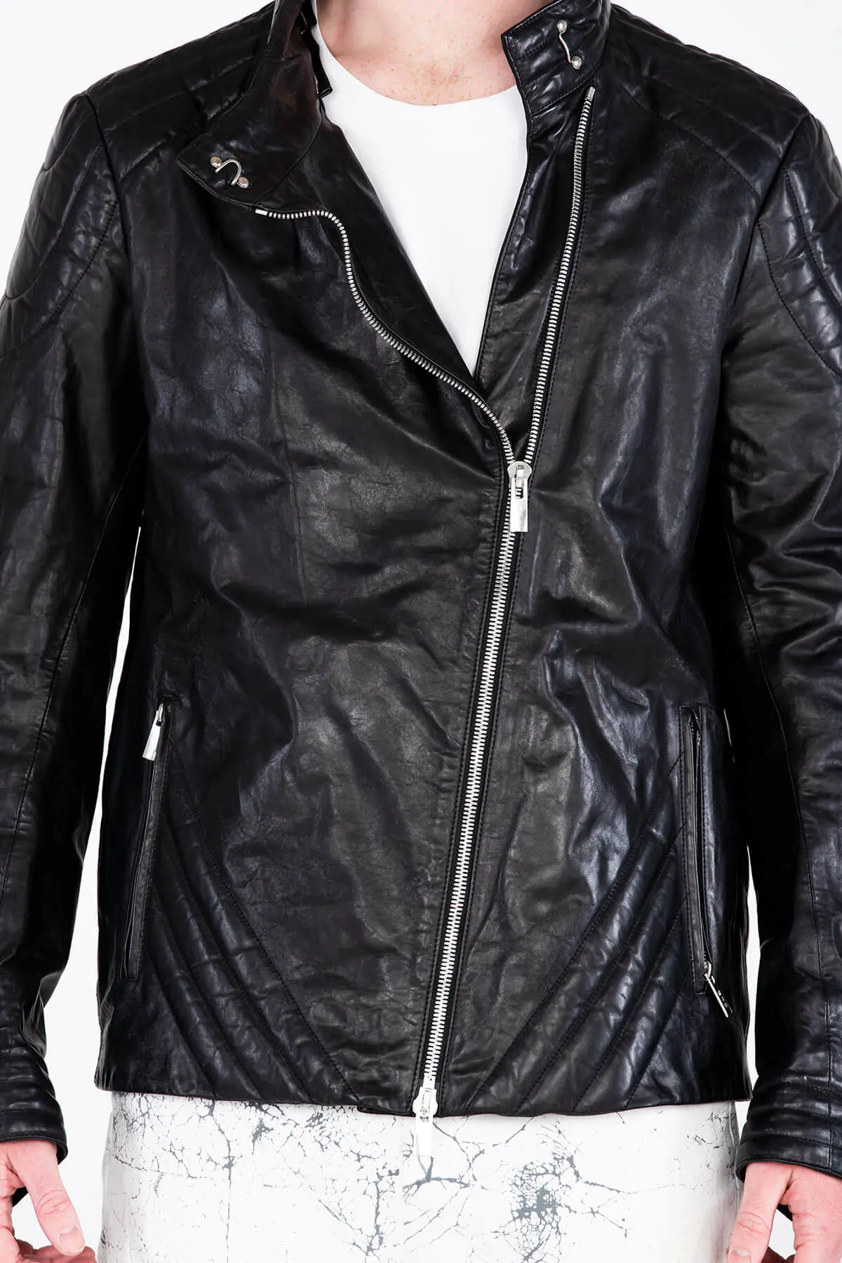 CLASSIC PADDED LEATHER ARCHIVE JACKET