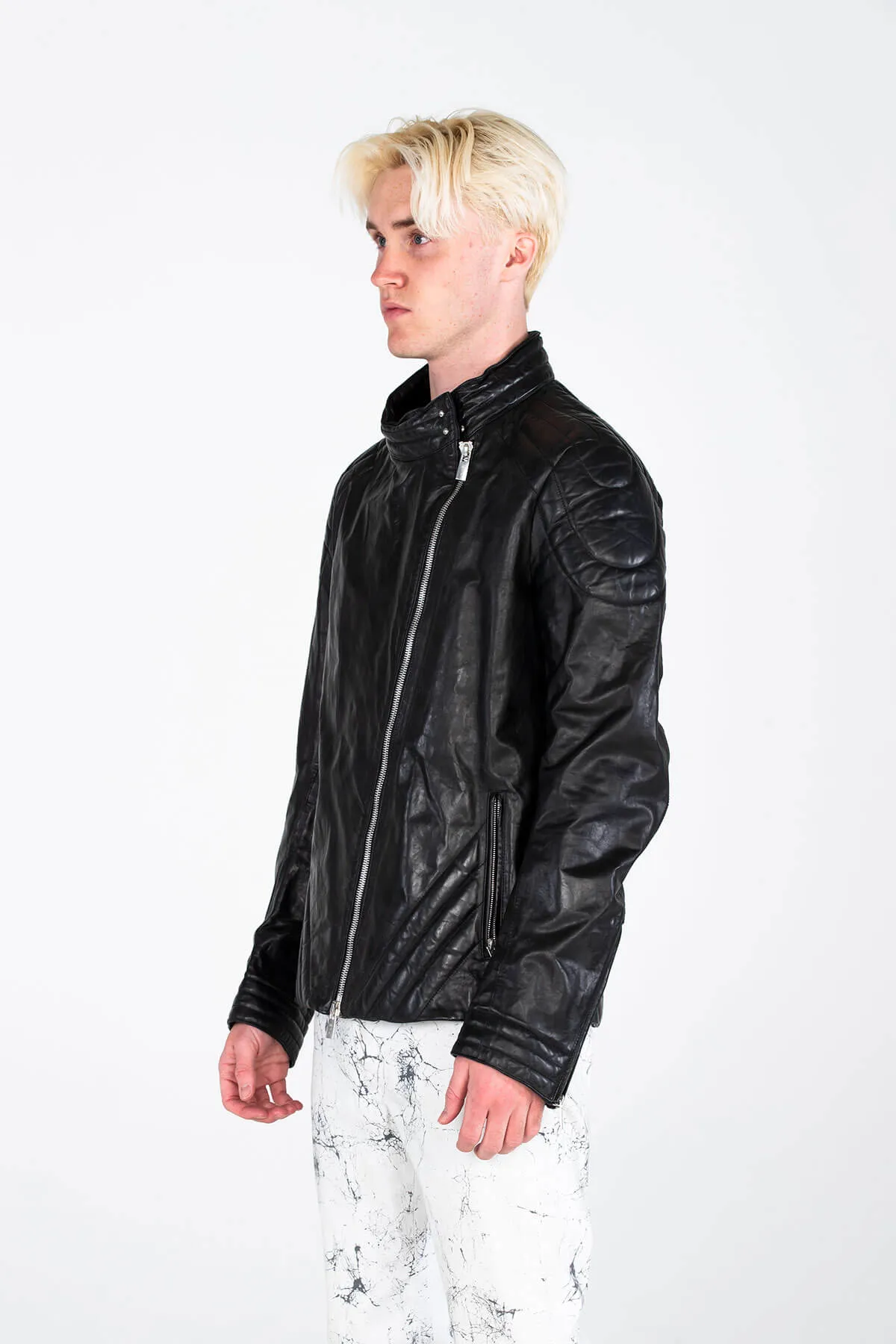 CLASSIC PADDED LEATHER ARCHIVE JACKET