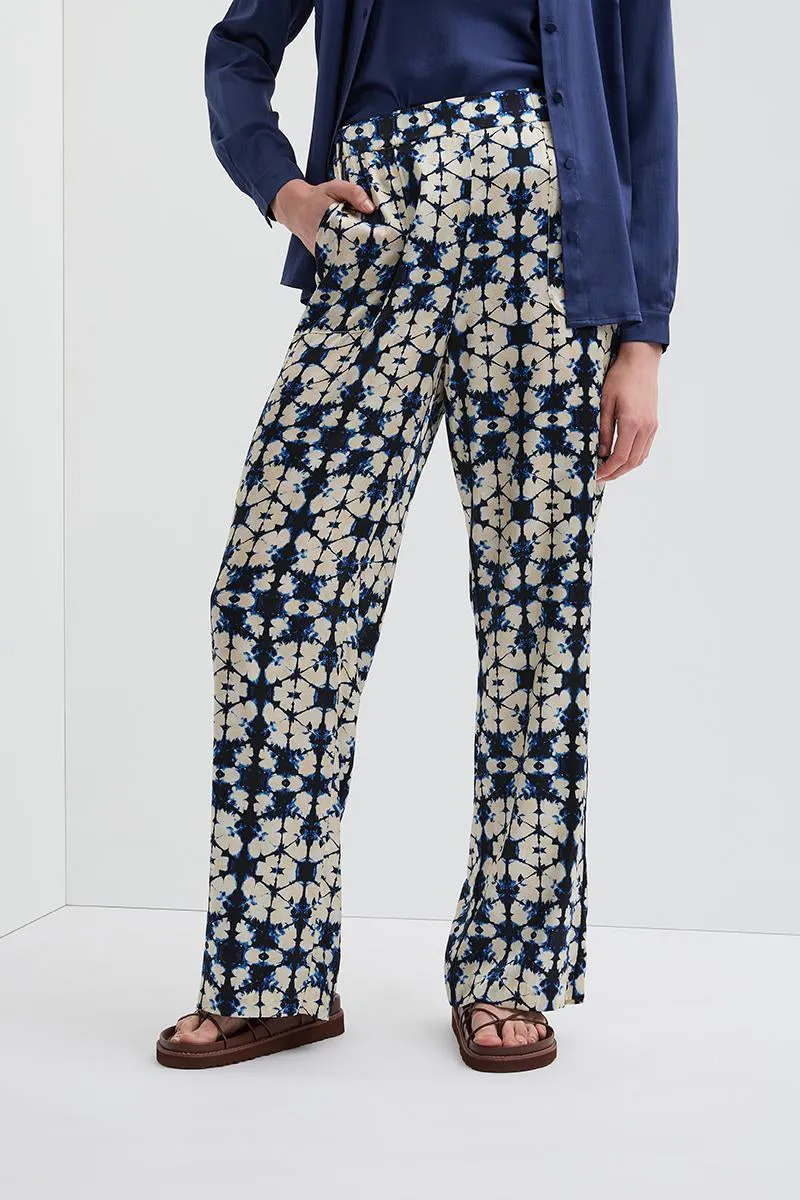 CLEO SILK SLOUCH PANT