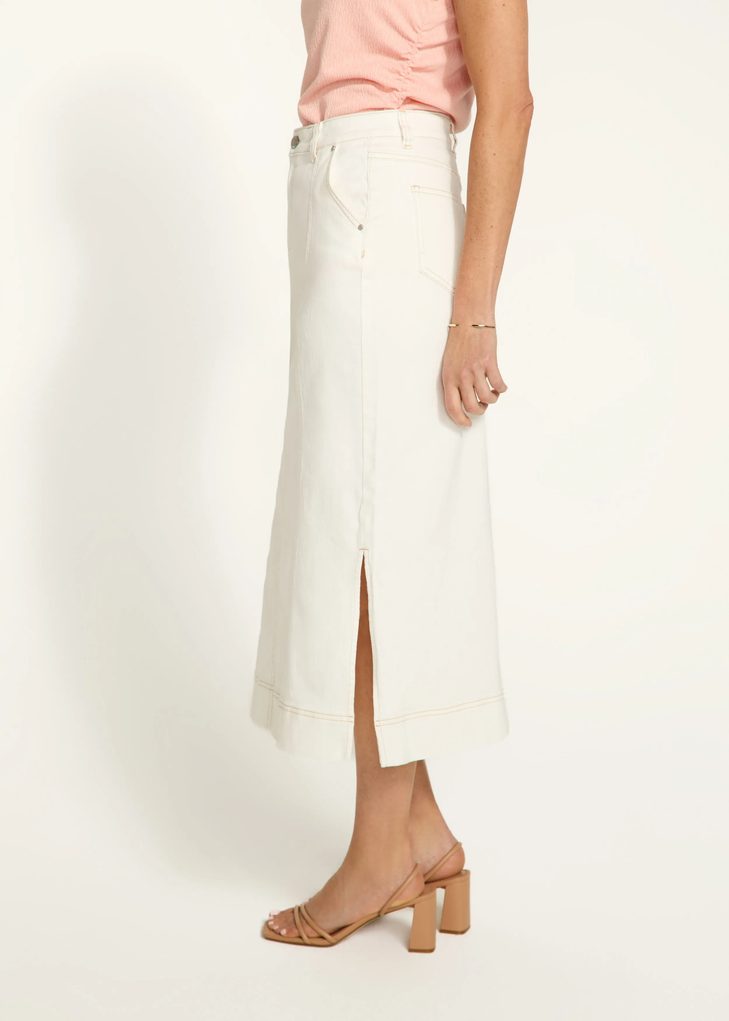 Column Midi Skirt