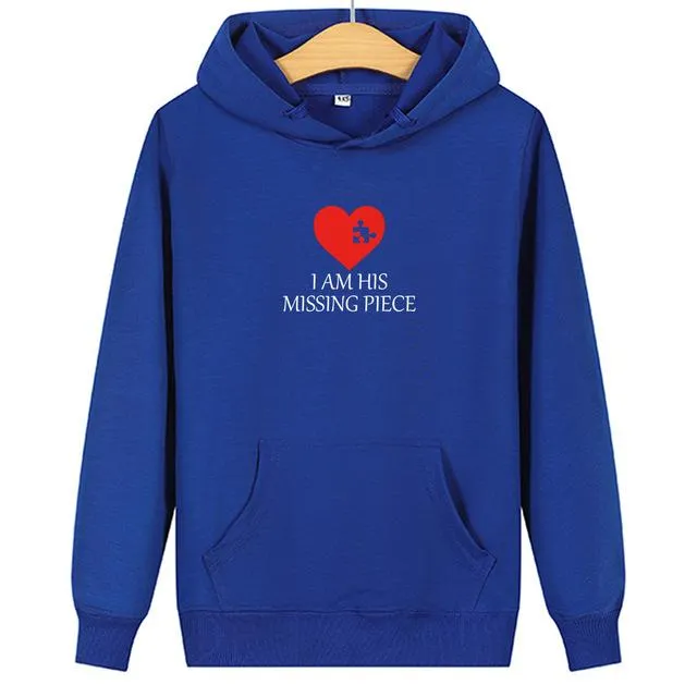 Couple hoodies Missing piece