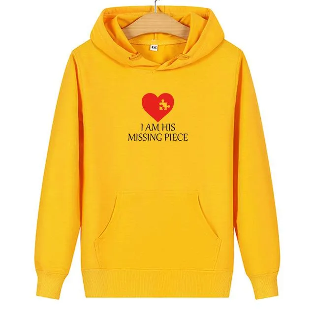 Couple hoodies Missing piece