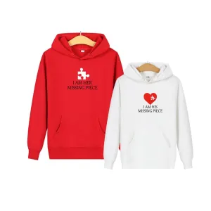 Couple hoodies Missing piece