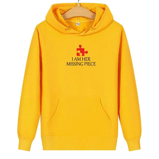 Couple hoodies Missing piece