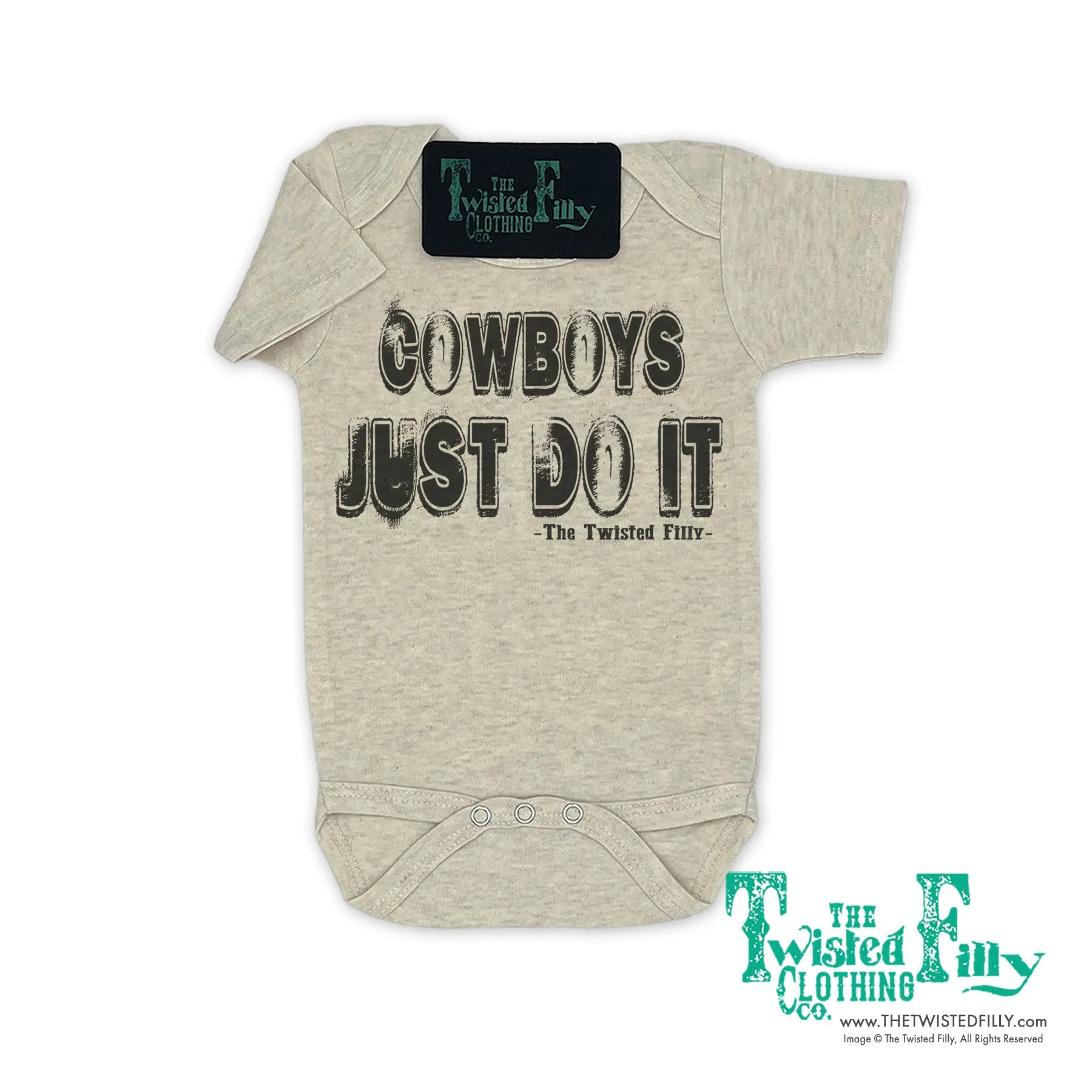 Cowboys Just Do It - S/S Infant Boys One Piece - Assorted Colors