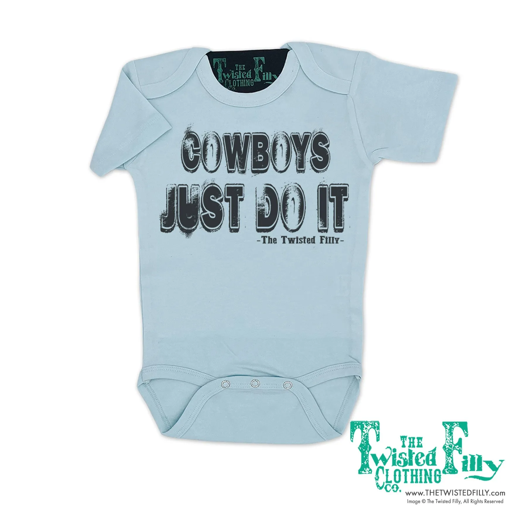 Cowboys Just Do It - S/S Infant Boys One Piece - Assorted Colors