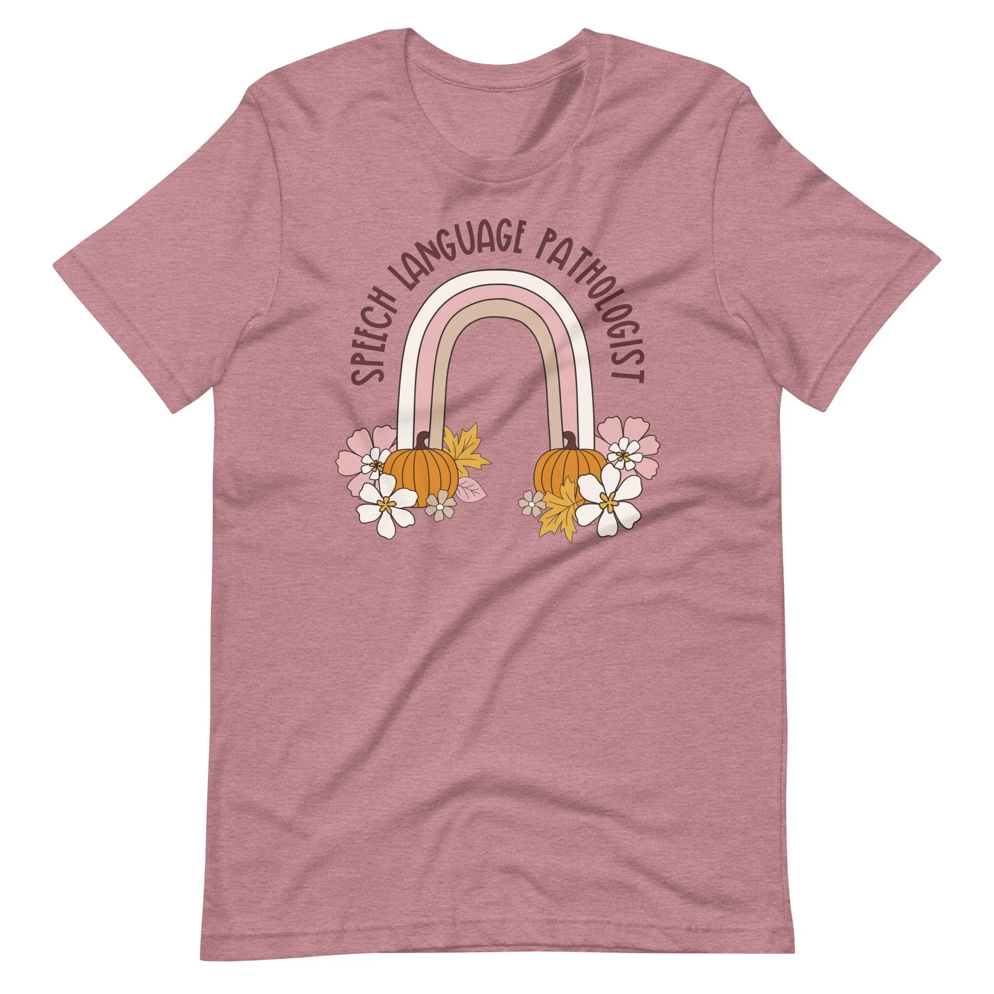 Custom Floral Pumpkin Rainbow Tee
