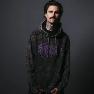 Death Metal Logo Mineral Wash Hoodie