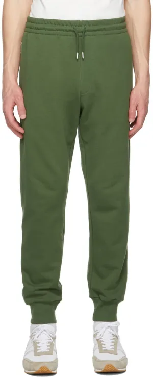 Dries Van Noten Green French Terry Lounge Pants