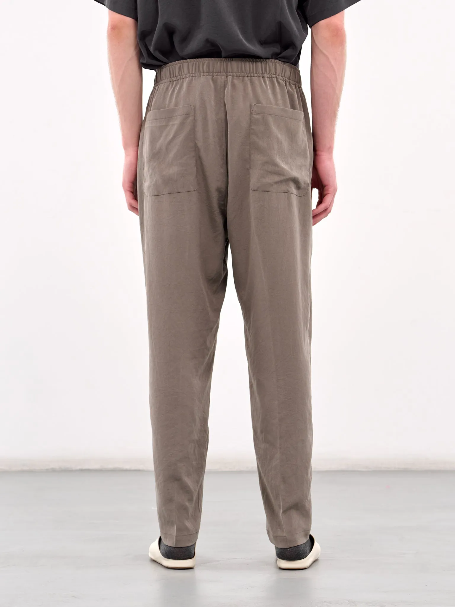 Elasticated Drawstring Trousers (RM251-026-TAUPE)