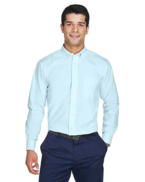EMBROIDERED - D630 - Devon and Jones Men's Crown Woven Collection Solid Oxford