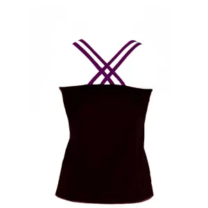 Essential Double Cross Singlet, with Contrast Binding