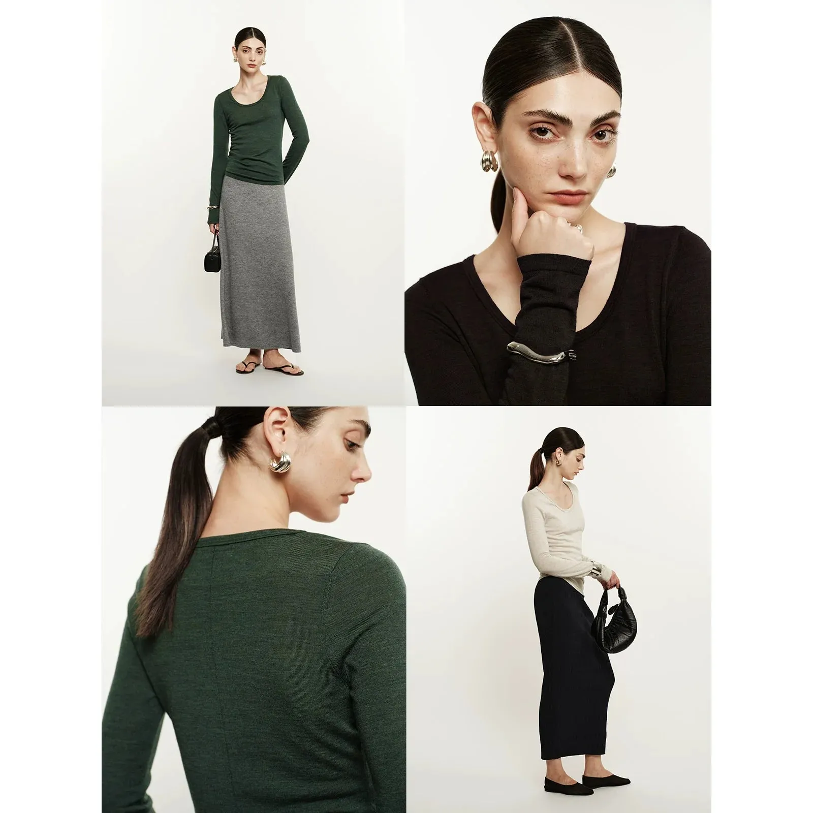 Essential Long-Sleeve Knit Top