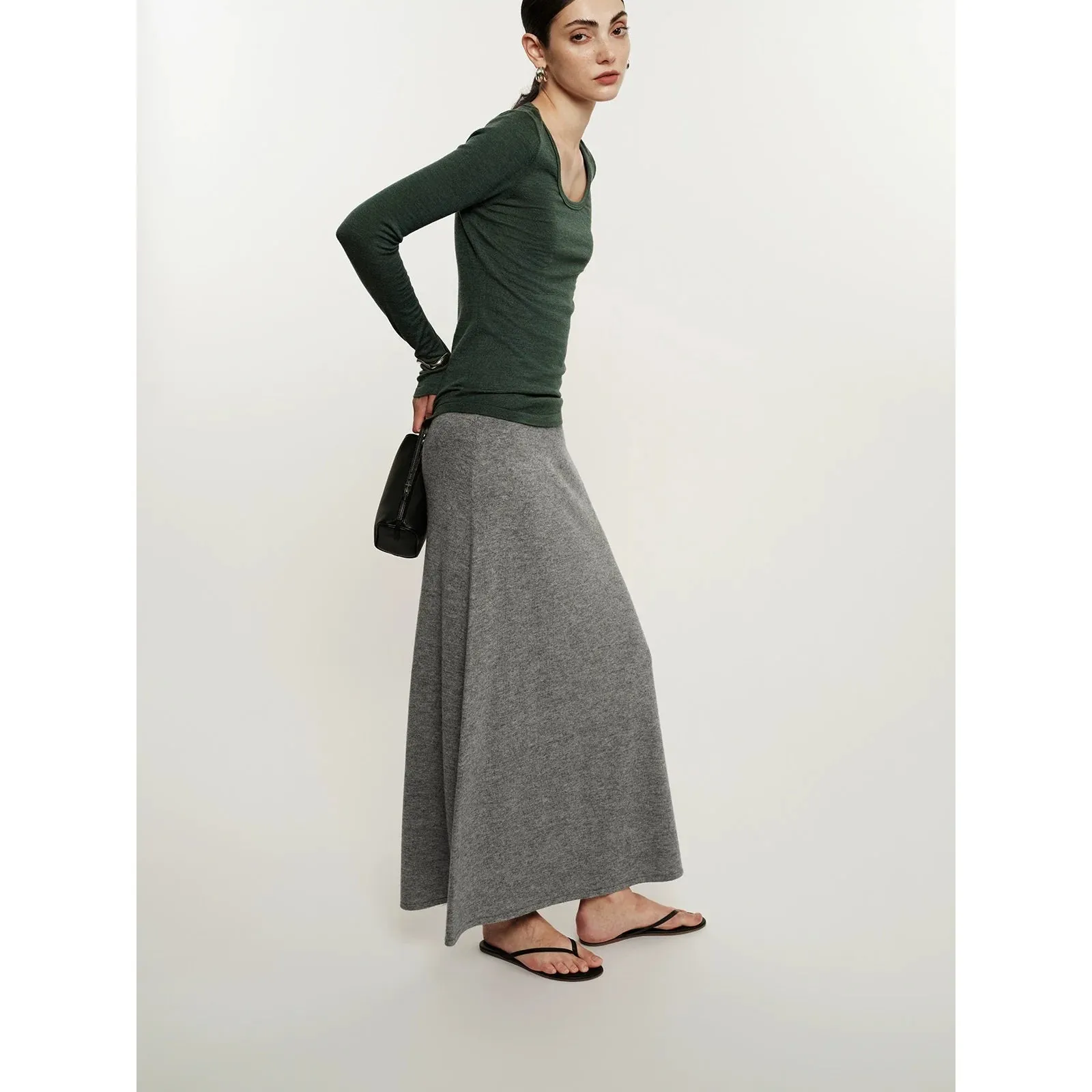 Essential Long-Sleeve Knit Top