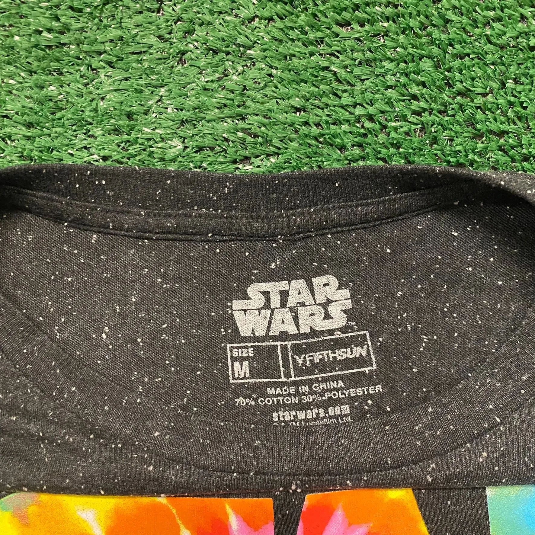 Essential Star Wars Rainbow Spell Out Movie T-Shirt