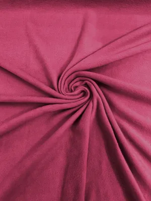 Fuchsia Solid Polar Fleece Fabric Sold by the yard 60"Wide|Antipilling 245GSM |Medium Soft Weight| Blanket Supply,DIY, Decor,Baby Blanket