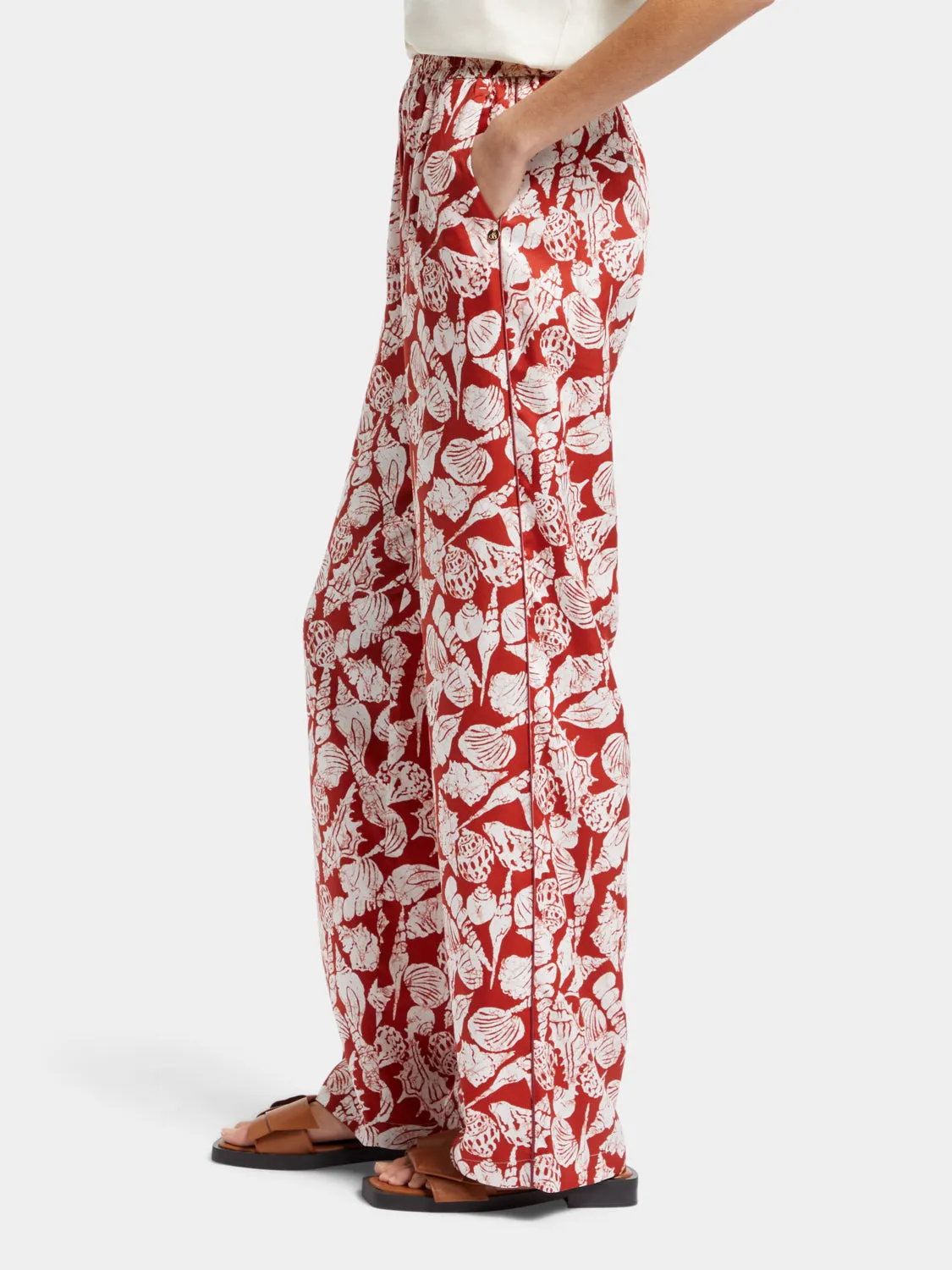 Gia shell batik printed pants