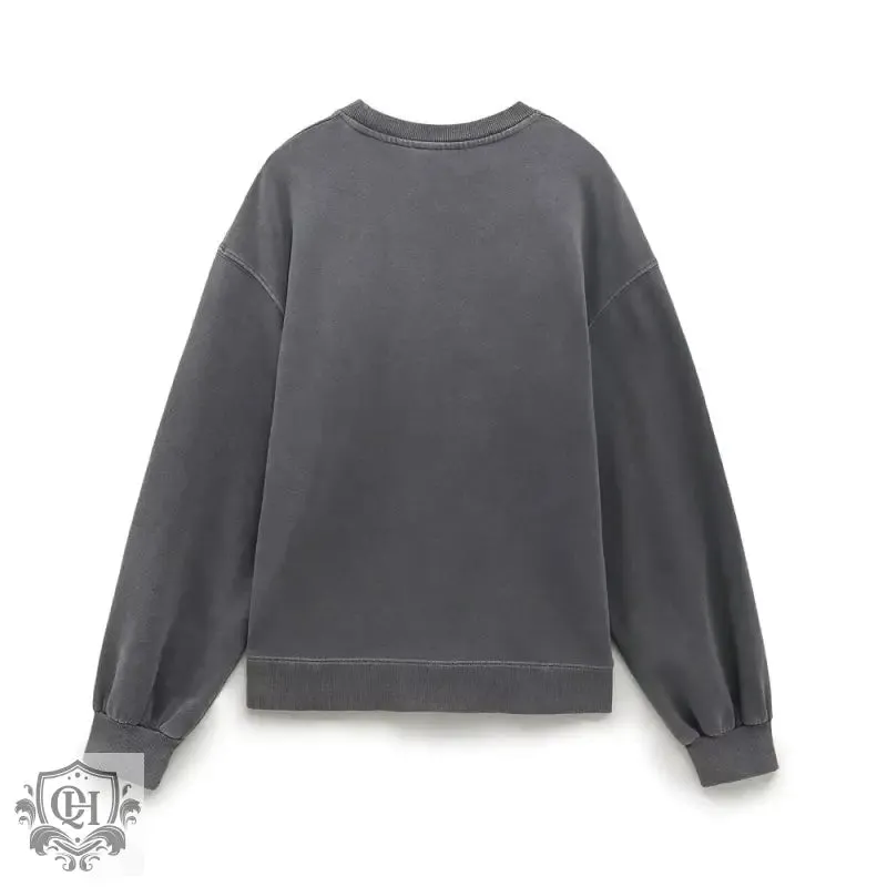 Girl Print Graphic Sweater