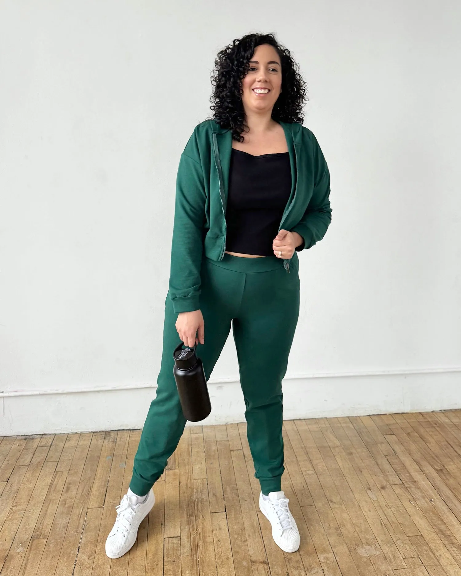 GRETA joggers in Dark Green