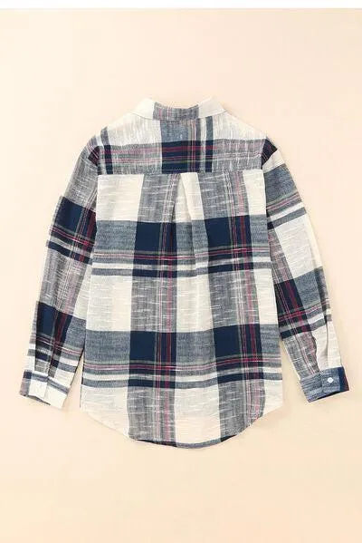 Incredibly Chic Button Up Long Sleeve Plaid Shirt