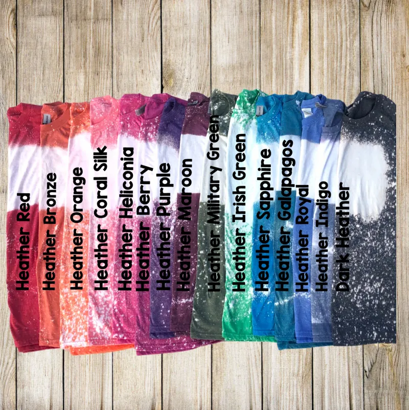 inked mama leopard print bleached tie dye tee