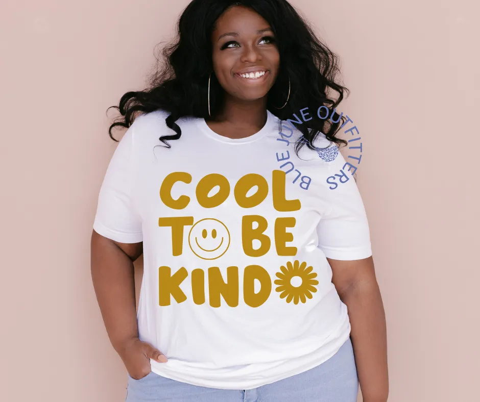 Kind To Be Cool | Retro Hippie Tee