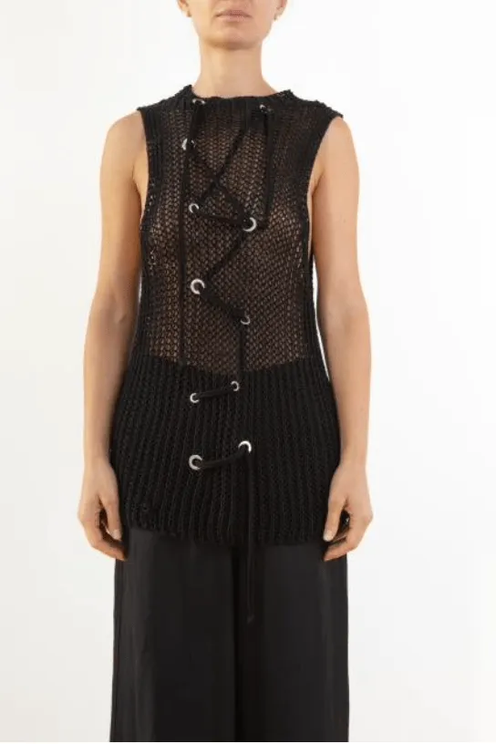Knit Linen Tank Top