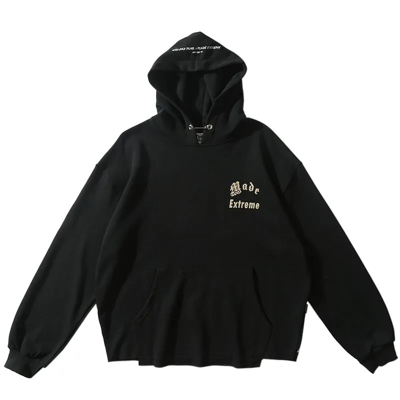 Kurt Cobain Tribute Oversized Cotton Hoodie