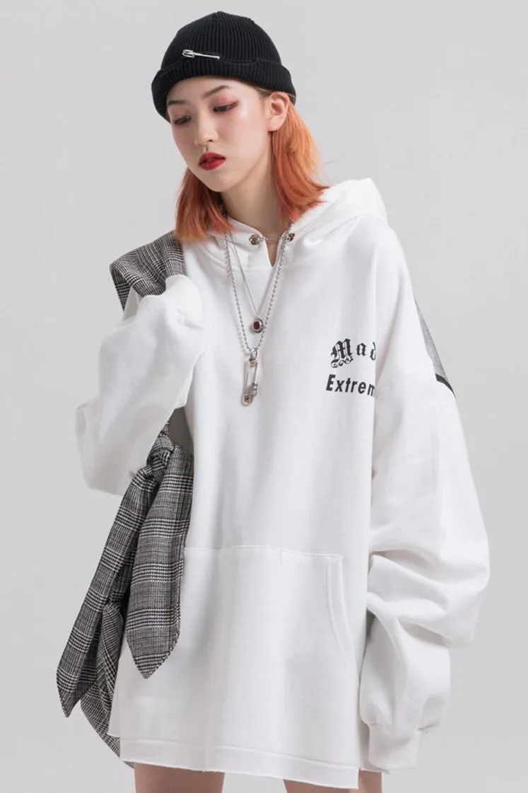 Kurt Cobain Tribute Oversized Cotton Hoodie