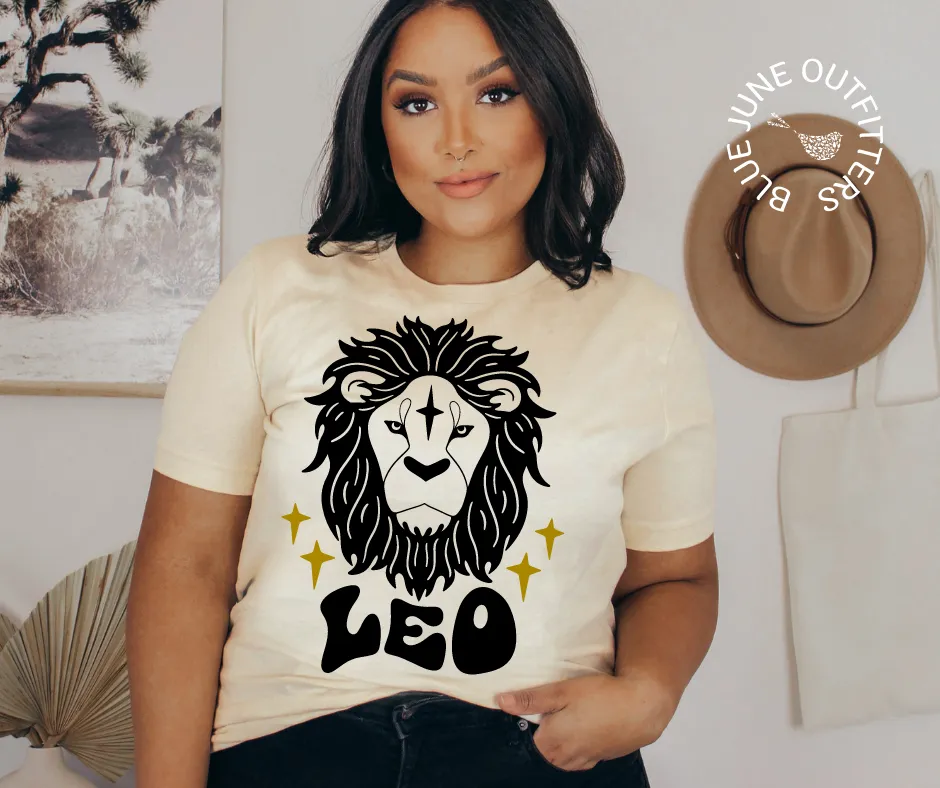 Leo | Retro Zodiac Tee