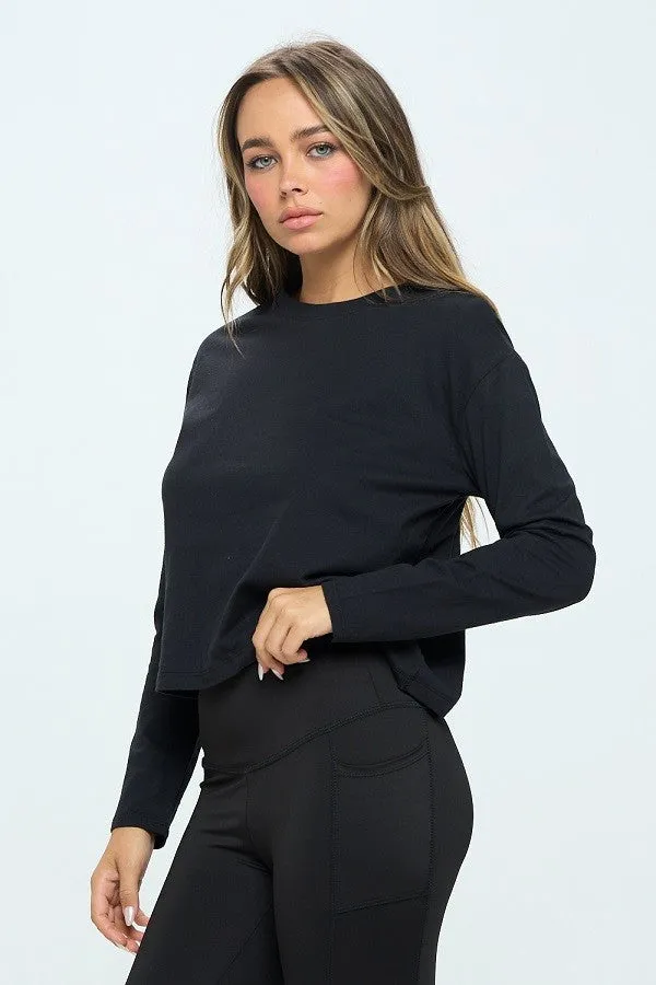 Long Sleeve Crew Neck Tee