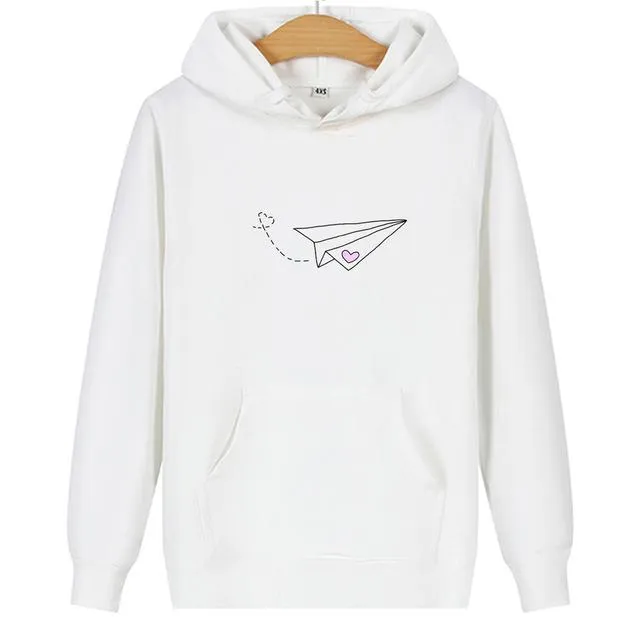 Matching couple hoodies Airplane