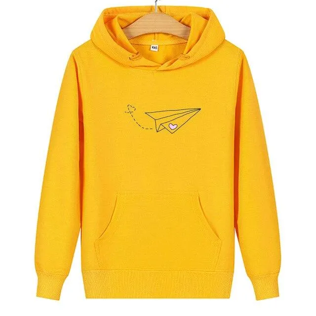 Matching couple hoodies Airplane