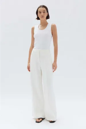 Melinda Linen Trouser White