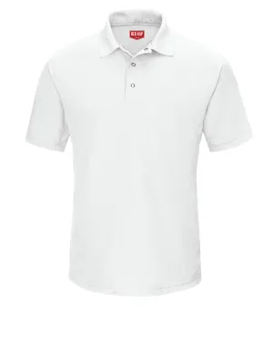 Men's Short Sleeve Performance Knit Gripper-Front Polo
